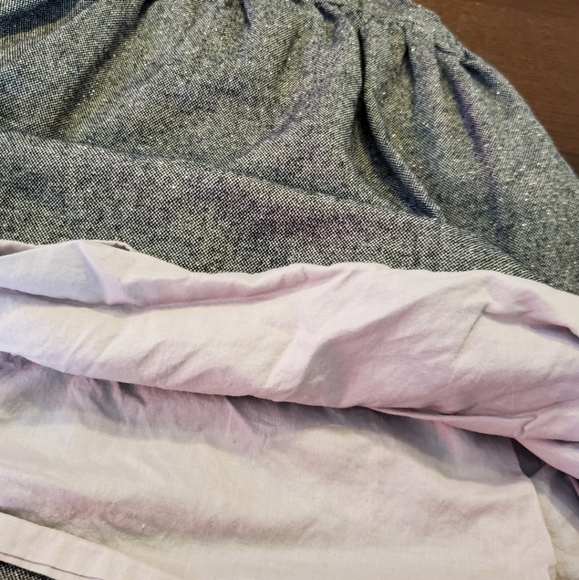 🍂🍁🍂Genuine Kids OshKosh 4T grey sparkle dress. Dark academia for grade school - Picture 4 of 5